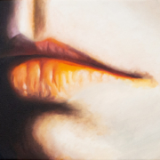 Franka Burde – Eine Hommage an Gottfried Helnwein #4, Öl auf Leinwand, 24 x 30 cm, 2022