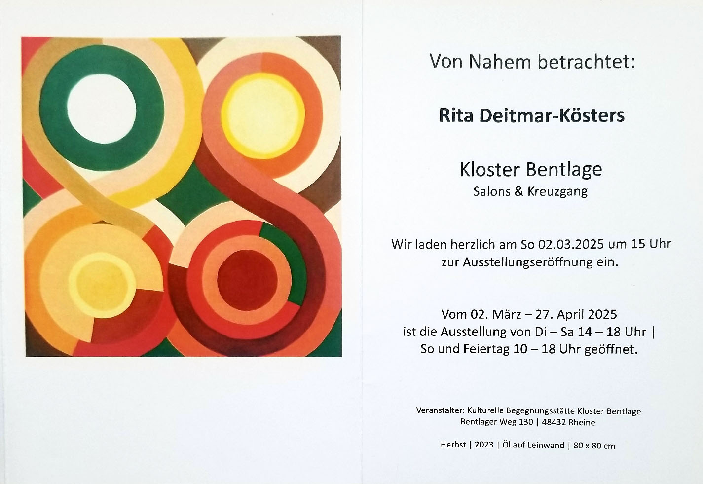 Rita Deitmar-Kösters – Von Nahem betrachtet