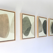 Anne Avenarius - METAMORPHITE - Holzdruck auf Wenzhou Papier 5-teilige Serie je 44x34 cm - 2023