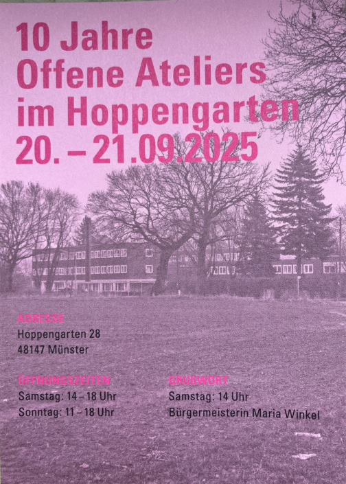 10 Jahre OFFENE ATELIERS im HOPPENGARTEN!