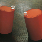 Kristina Hoppe – Sukkulenten – Holz, Glas, Eisen, Wasser, je 125x75x75cm, 1994