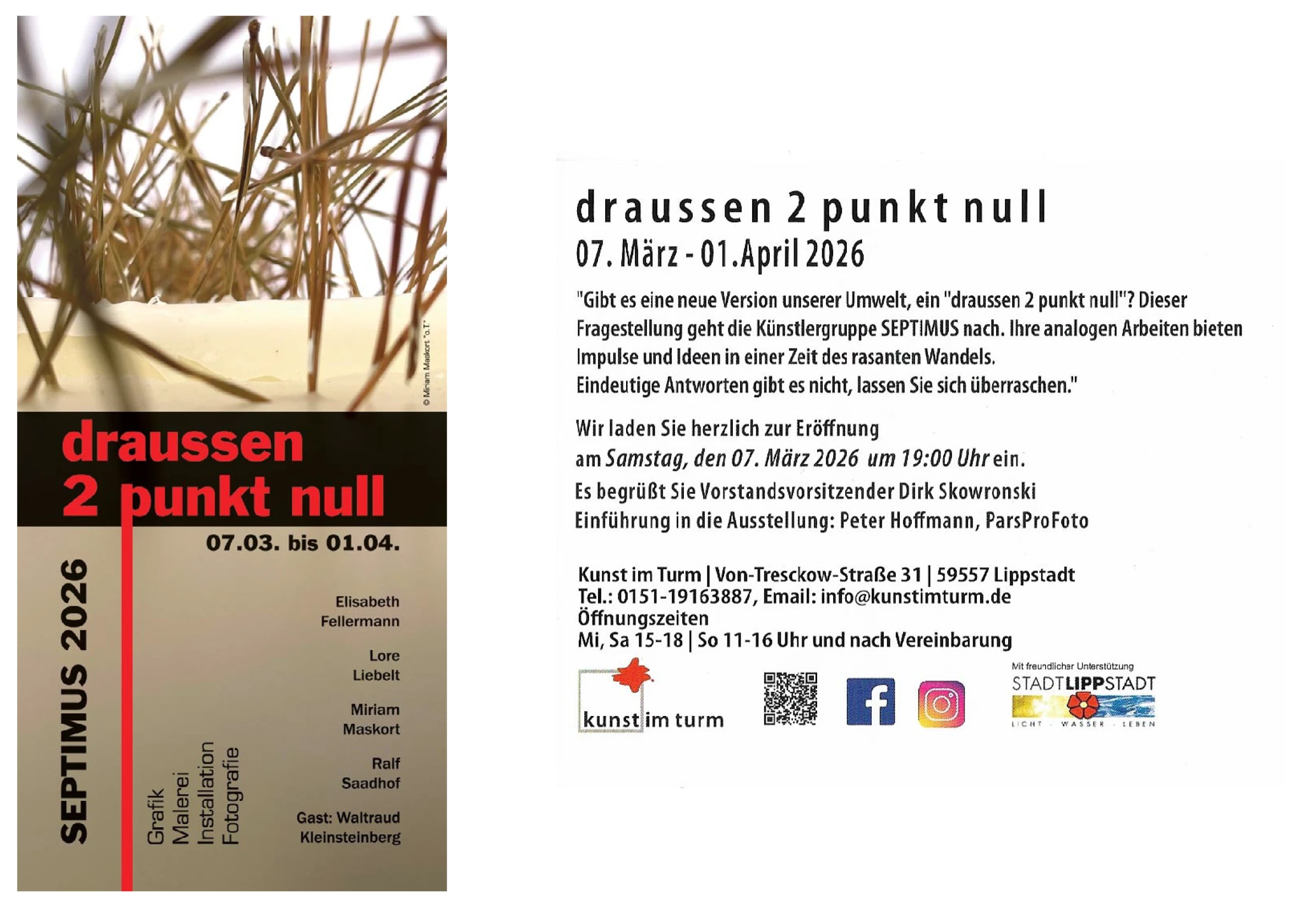 Künstlergruppe Septimus 2026 draussen 2 punkt null