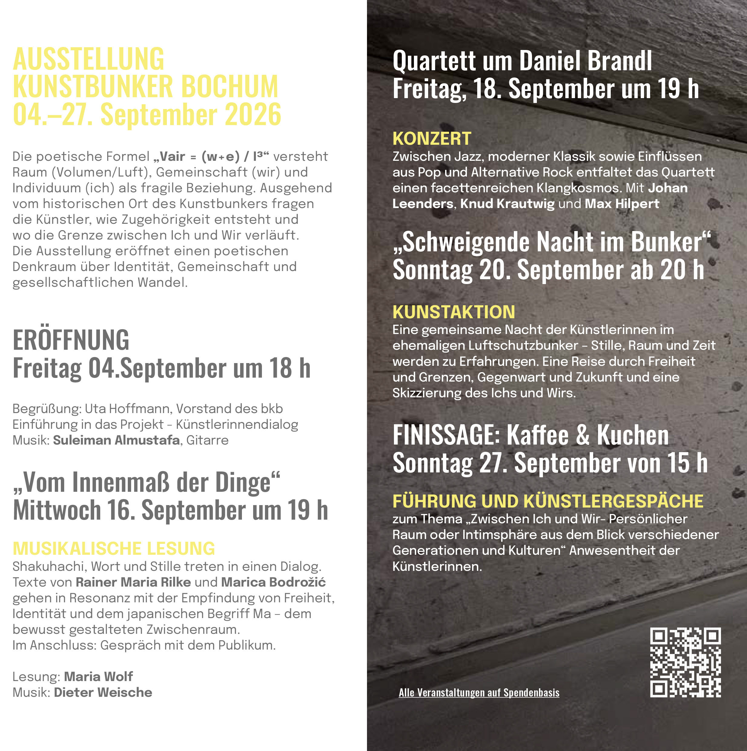 Flyer Vair = (w+e)/I³ - zwischen ich und wir Flyer Vair = (w+e)/I³ - zwischen ich und wir