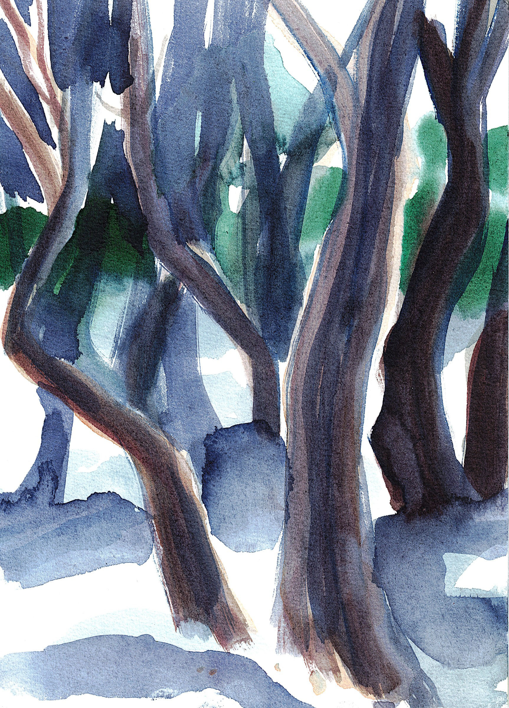 Franka Boltz – Apulienherbst 4 – Aquarell (2024) Franka Boltz – Apulienherbst 4 – Aquarell (2024)