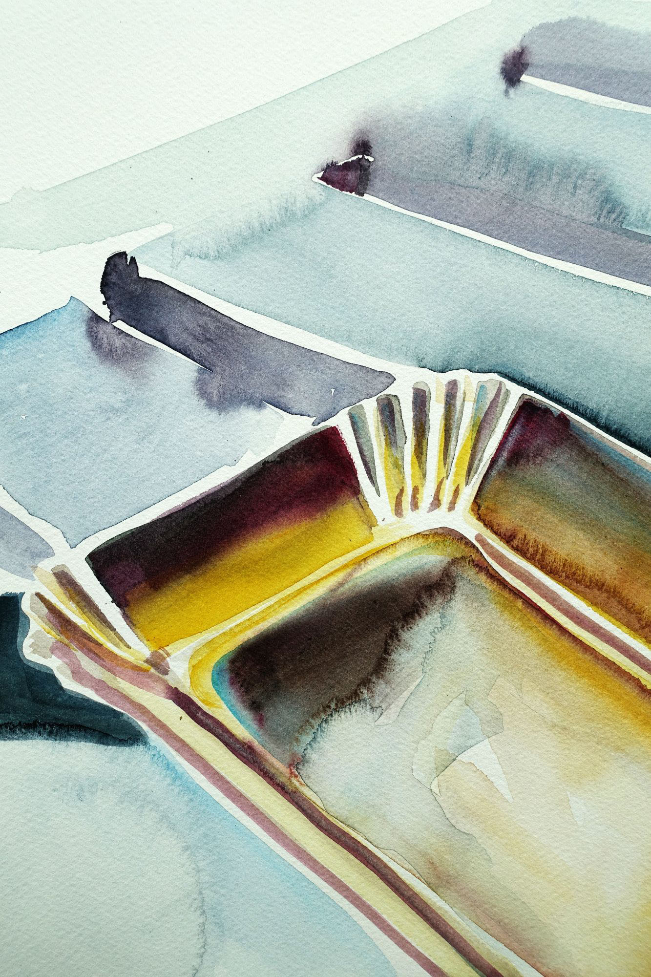 Franka Boltz – Schale 1 – Aquarell – 23x30 cm (2026) Franka Boltz – Schale 1 – Aquarell – 23x30 cm (2026)