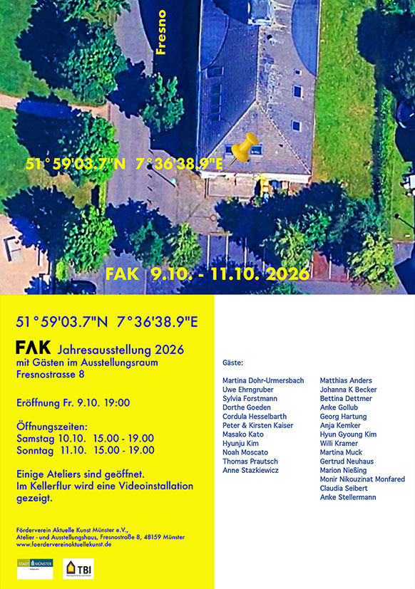 FAK Jahresausstellung 2026 FAK Jahresausstellung 2026